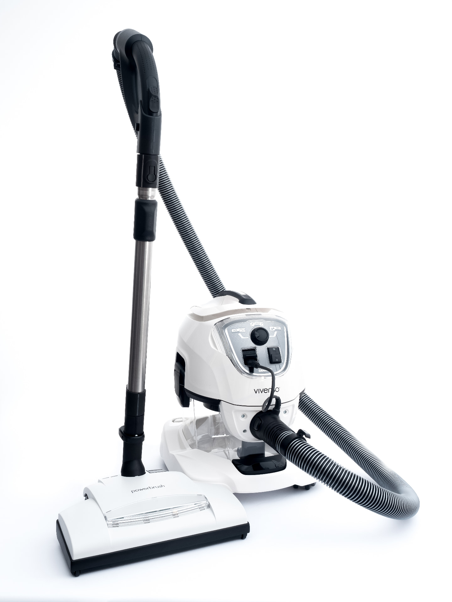 Vivenso® Wasserstaubsauger mit Teleskoprohr, Schlauch und Powerbrush-Düse